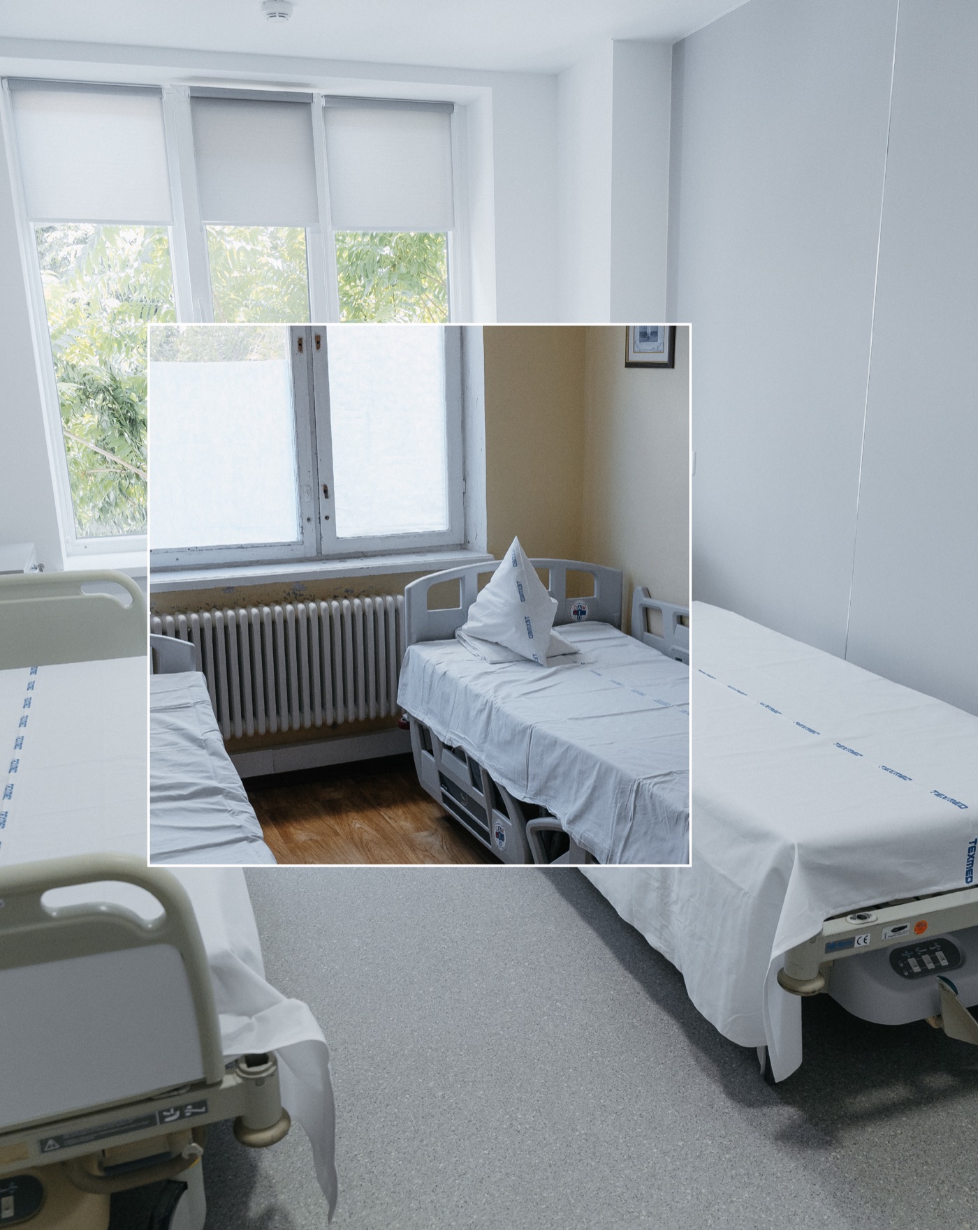 Salon de spital renovat și echipat de MAD-Aid în Moldova